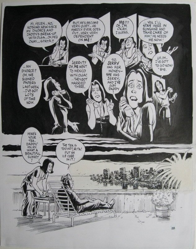 Will Eisner, Sunshine city page 28 - Planche originale