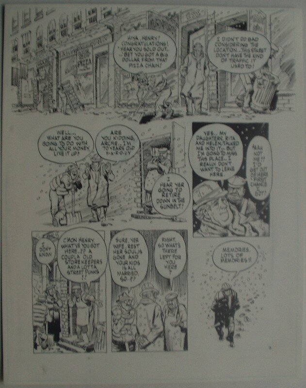 Will Eisner, Sunshine city page 3 - Planche originale