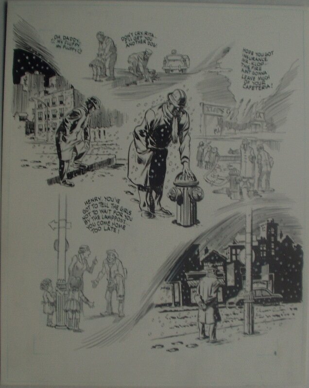 Will Eisner, Sunshine city page 5 - Planche originale