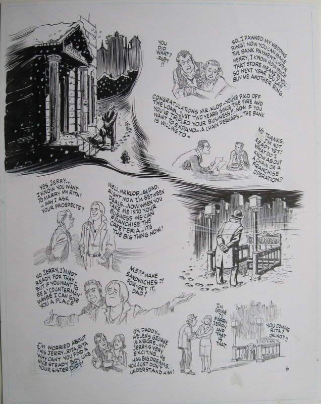 Will Eisner, Sunshine city page 6 - Planche originale