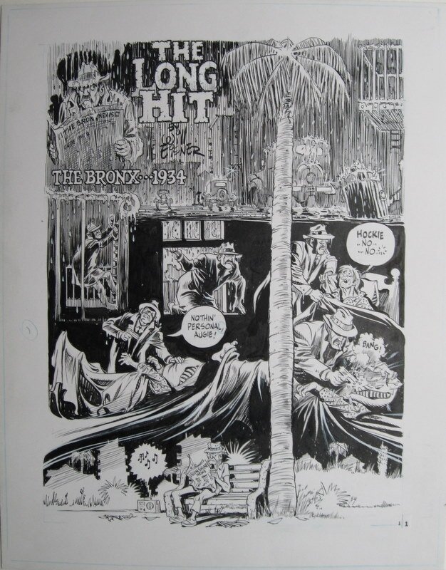The long hit by Will Eisner - Comic Strip