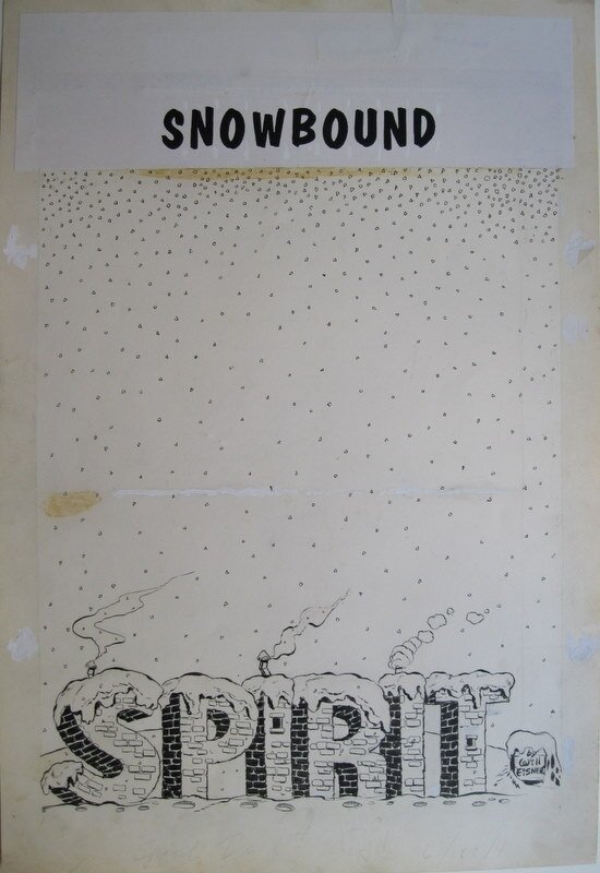 Will Eisner, The Spirit - Snowbound page 1 - Planche originale