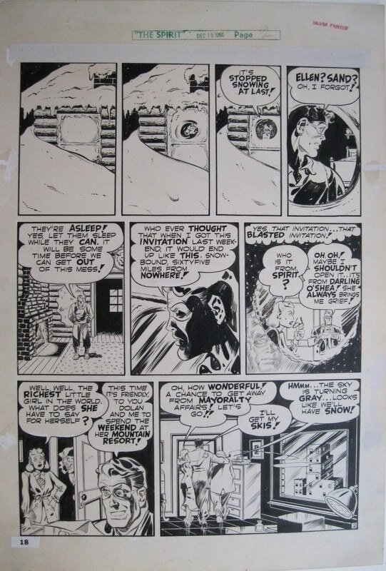 Will Eisner, The Spirit - Snowbound page 2 - Comic Strip