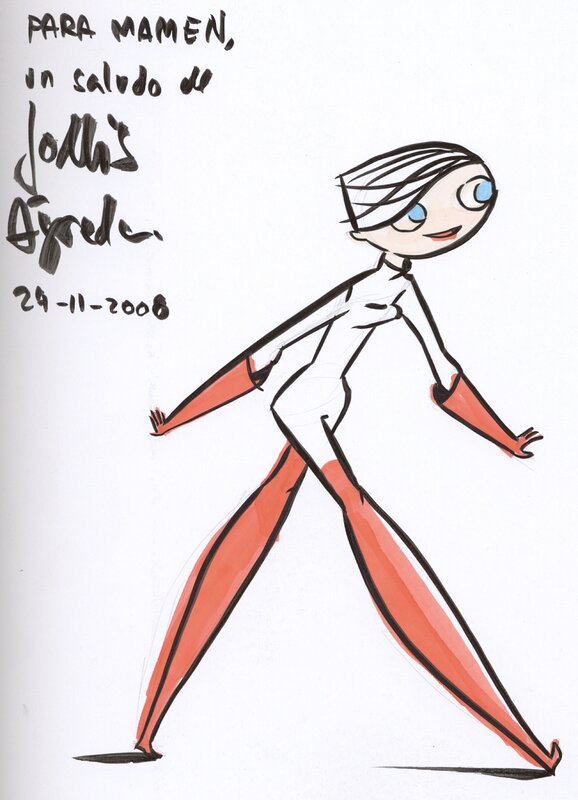 Agreda's girl by José Luis Ágreda - Sketch