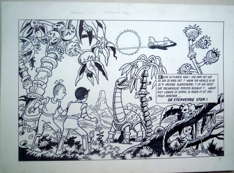 Paul Geerts, Suske en Wiske 239 De stervende ster - Comic Strip