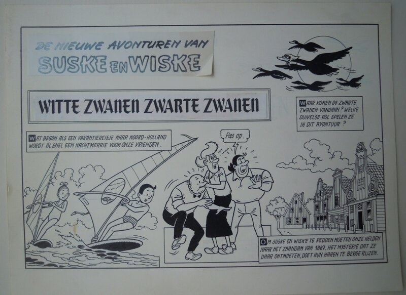 Eugeen Goossens, Suske en Wiske Witte zwanen, zwarte zwanen - Comic Strip