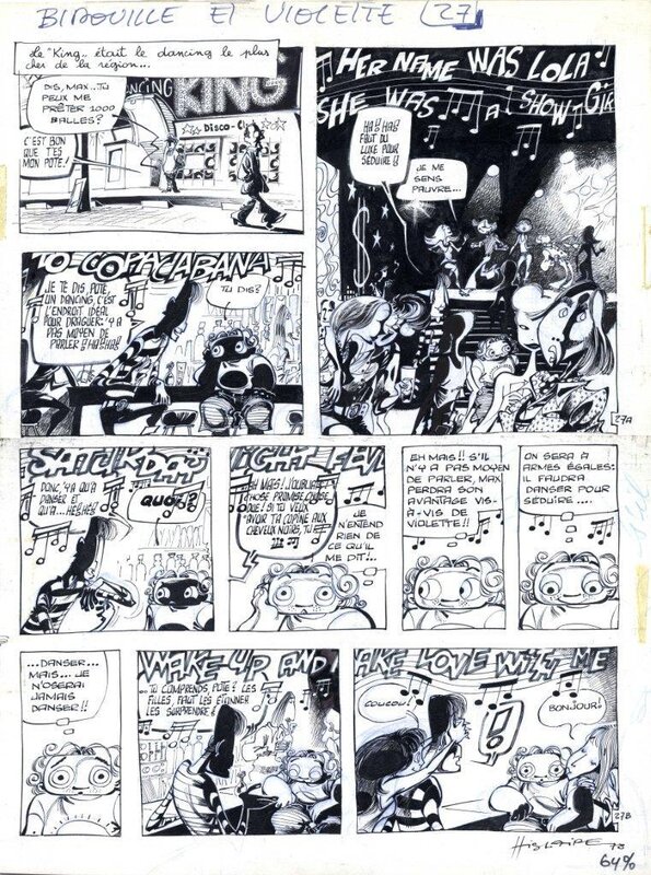 Bernard Hislaire, Frommeltje en Viola - Bidouille et Violette - Comic Strip