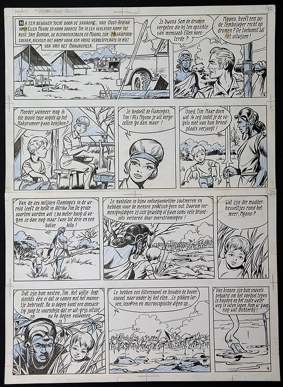 Safari by Willy Vandersteen - Comic Strip