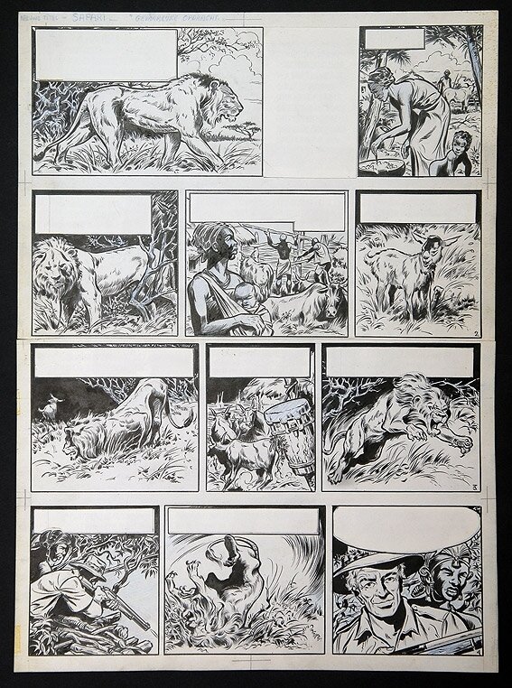 Safari by Willy Vandersteen - Comic Strip