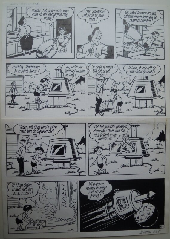 Snoek 102 par Willy Vandersteen, Eduard De Rop - Planche originale
