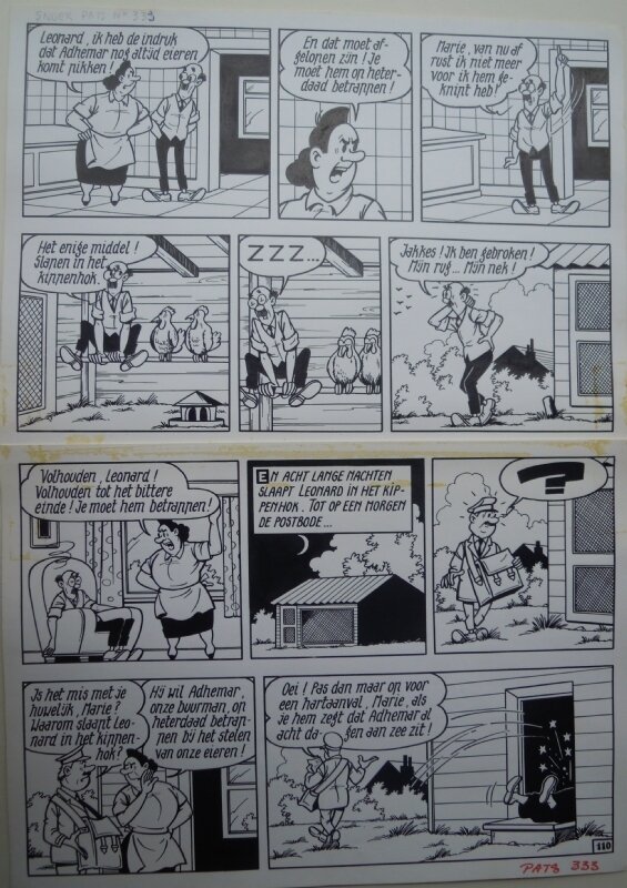 Snoek 110 par Willy Vandersteen, Eduard De Rop - Planche originale