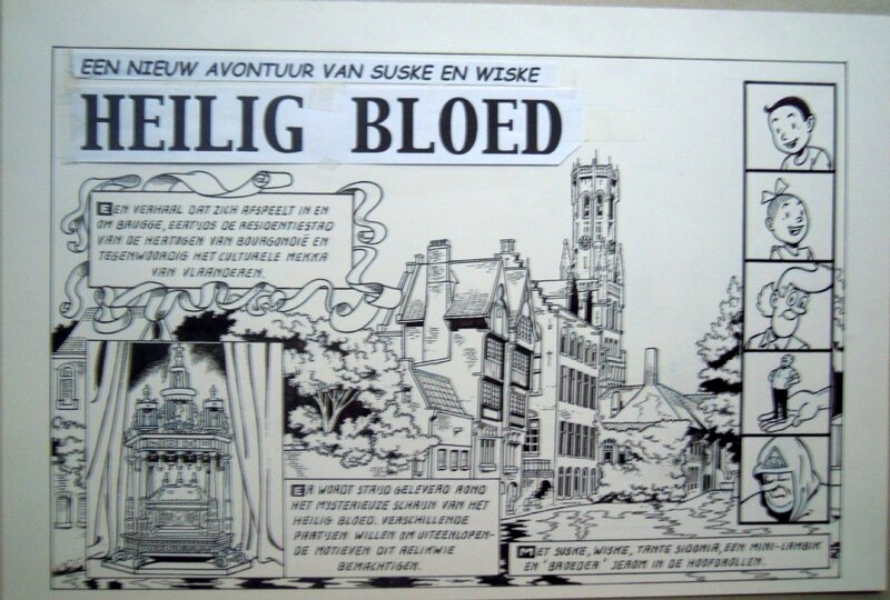 Marc Verhaegen, Suske en Wiske 275 Heilig bloed - Planche originale