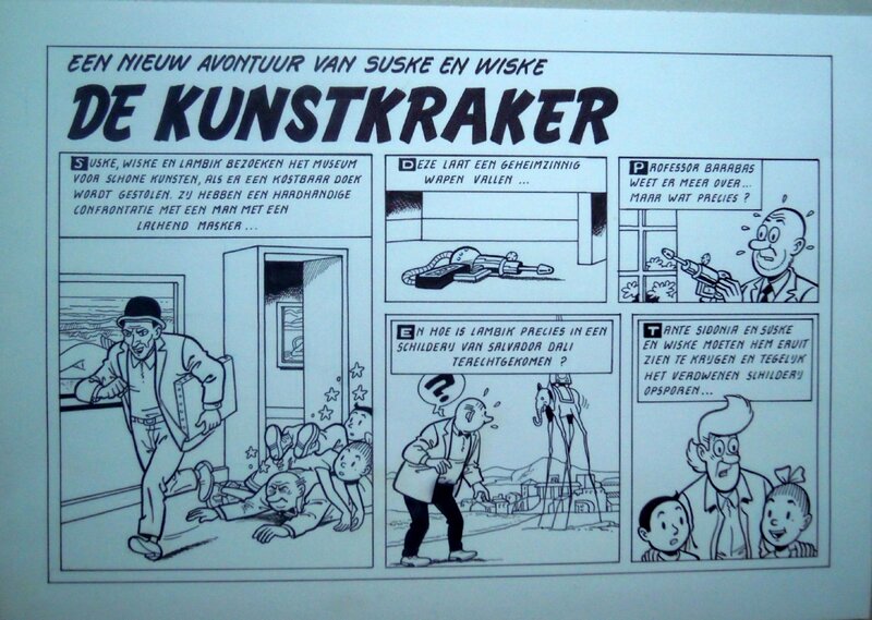Marc Verhaegen, Suske en Wiske 278 De kunstkraker - Comic Strip