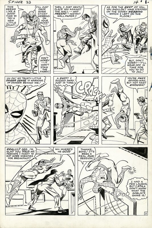 Steve Ditko, Amazing Spider-Man #23 - planche 11 - Planche originale