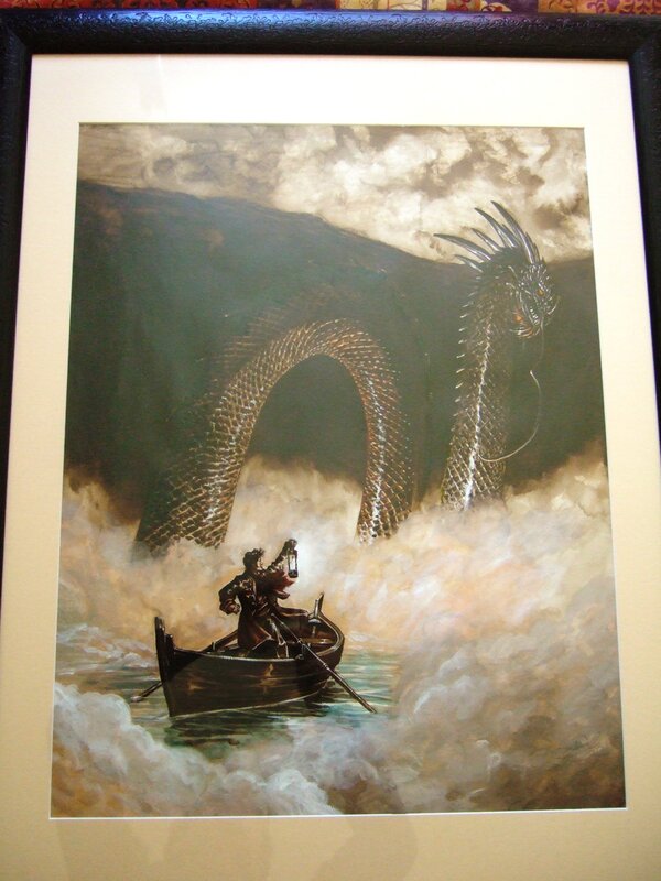 Dragons by Gwendal Lemercier - Original Illustration