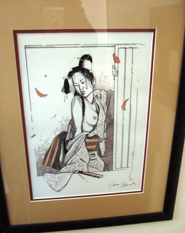 Geisha par Michetz - Illustration originale