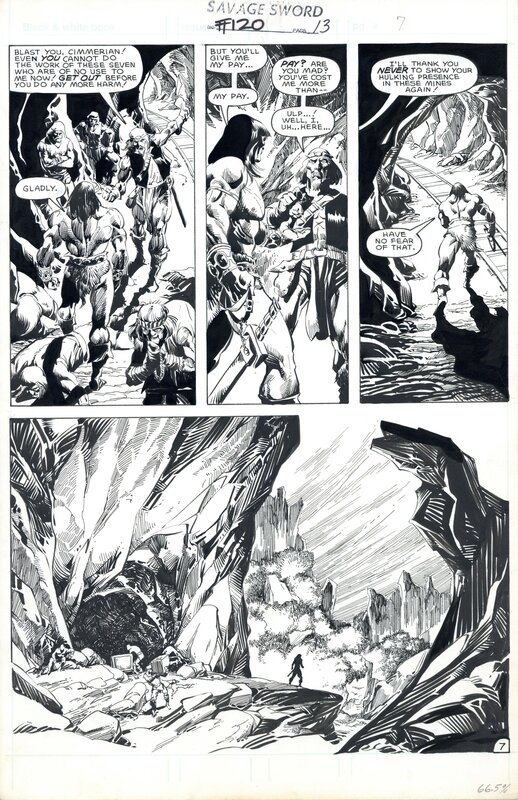 Savage sword ! par Pablo Marcos - Planche originale