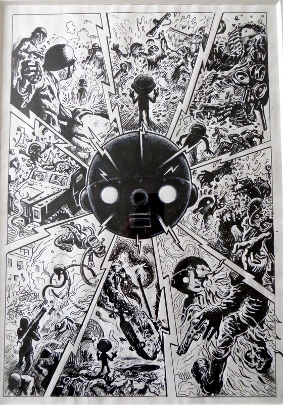 Pinocchio par Winshluss - Planche originale