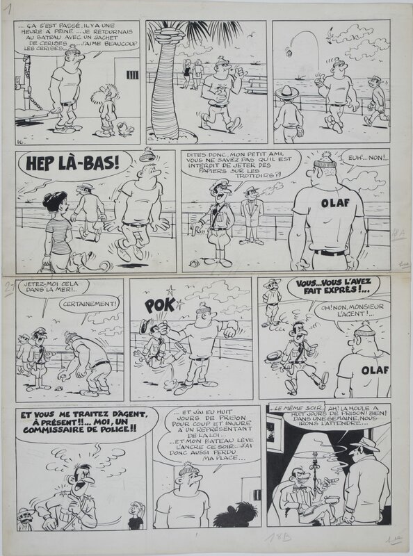 Raymond Macherot, Le père la Houle - pl.18 - Comic Strip
