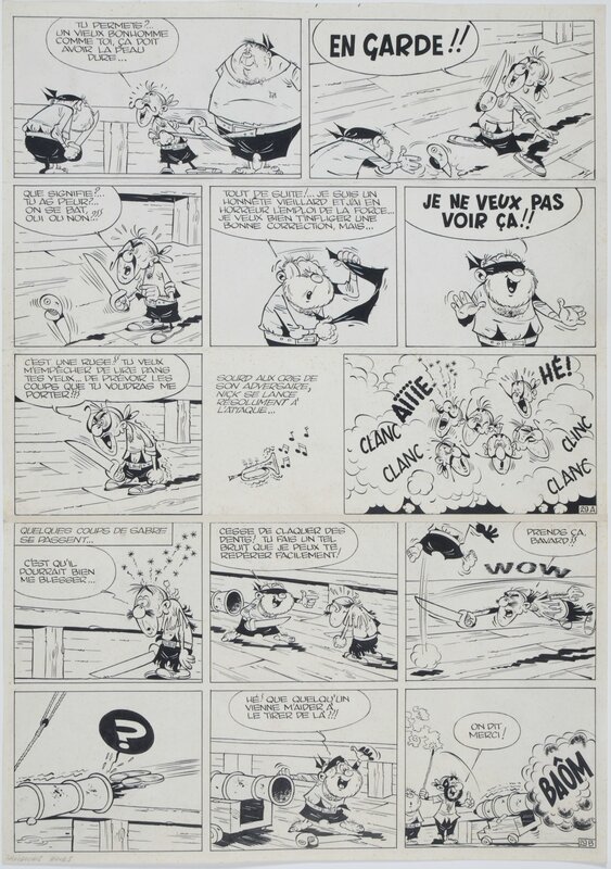 Marcel Remacle, Vieux Nick - Pavillons noirs - pl.29 - Comic Strip