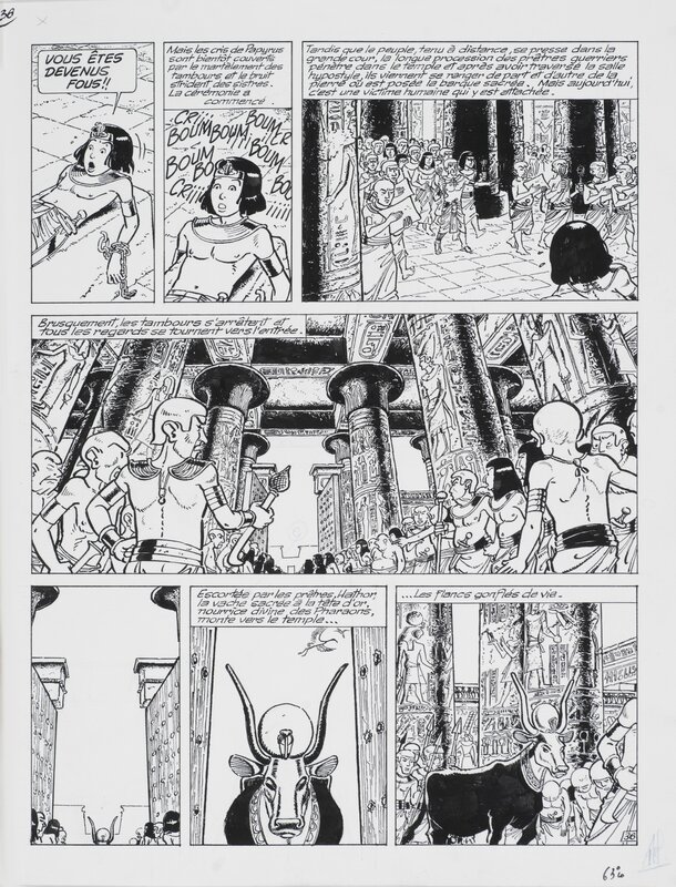 Lucien De Gieter, Papyrus - Les larmes du géant - pl.36 - Comic Strip