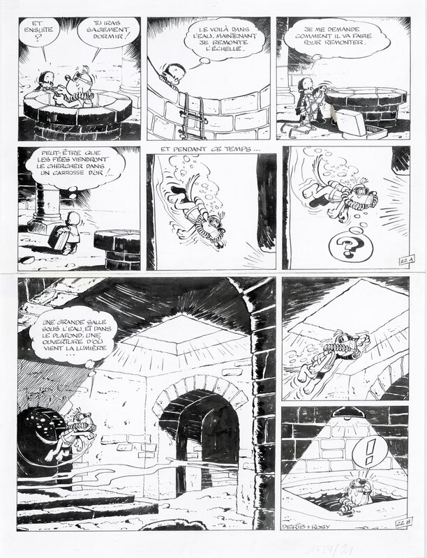 Derib, Maurice Rosy, Attila - Attila au château - pl.22 - Comic Strip