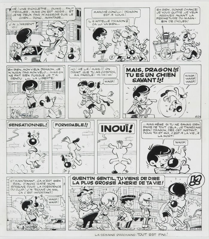 Greg, Quentin Gentil - Du rififi pour le président - pl.62 - Comic Strip