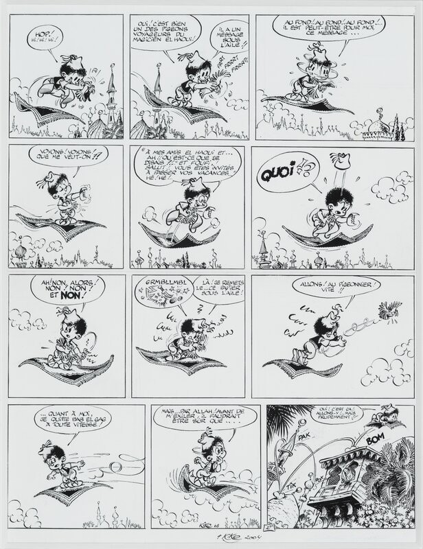 Kiko, Foufi - Le secret de la montagne - pl.2 (1968) - Planche originale