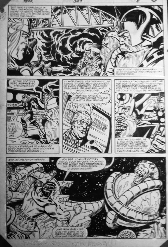 Thor #327 par Alan Kupperberg, Jim Mooney - Planche originale