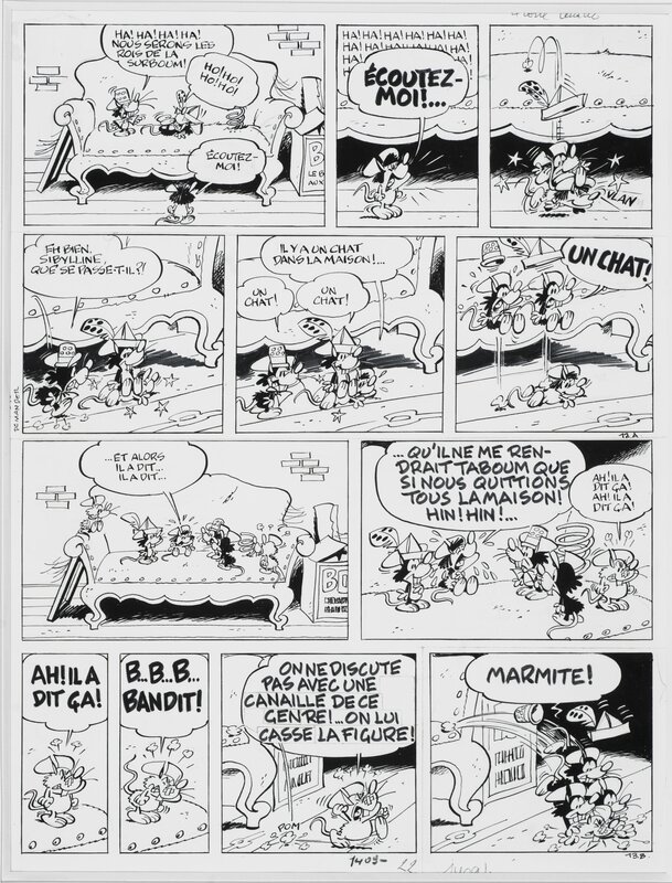 Raymond Macherot, Sibylline - Sibylline et la betterave - pl.13 page 35 - Comic Strip