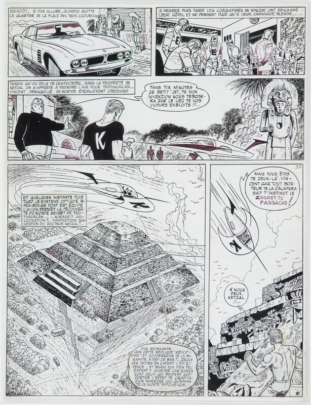 Raymond Reding, Vincent Larcher - Le zoo du Dr. Ketzal - pl.35 - Planche originale