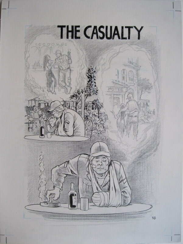 The casualty page 1 par Will Eisner - Planche originale