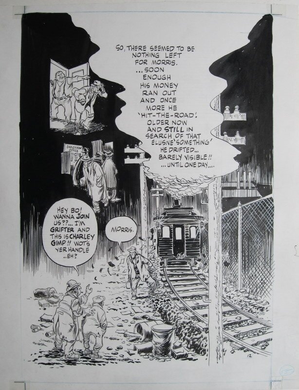 The power page 12 par Will Eisner - Planche originale