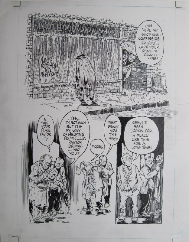 The power page 15 par Will Eisner - Planche originale