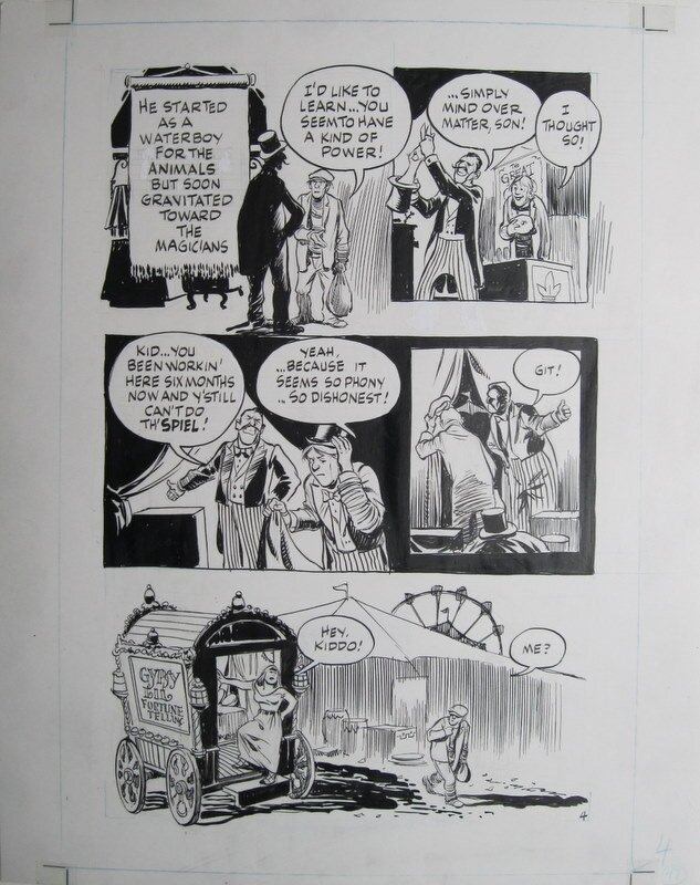 The power page 4 par Will Eisner - Planche originale