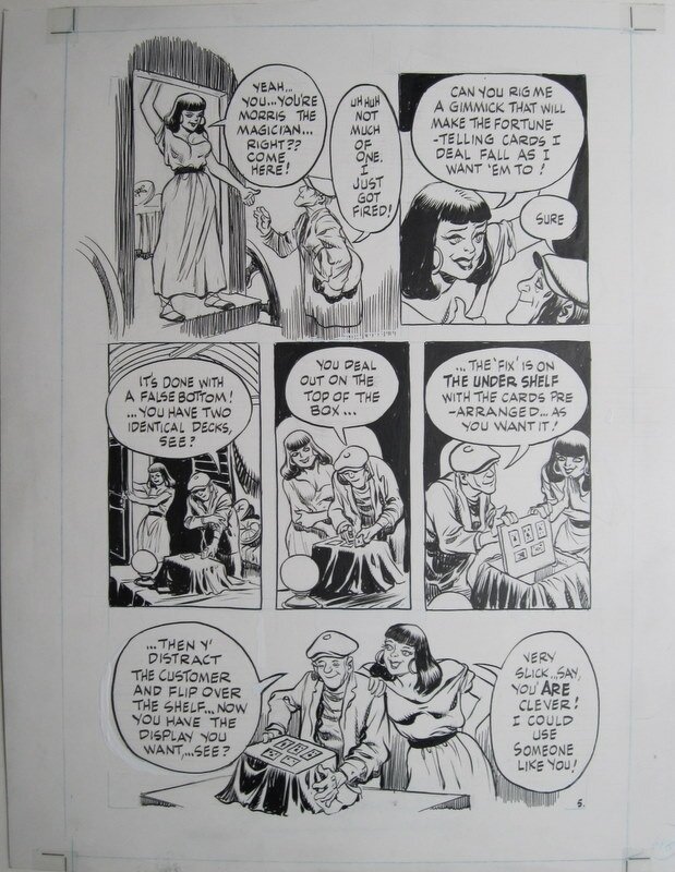 The power page 5 par Will Eisner - Planche originale