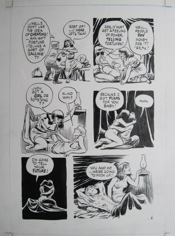 The power page 6 par Will Eisner - Planche originale