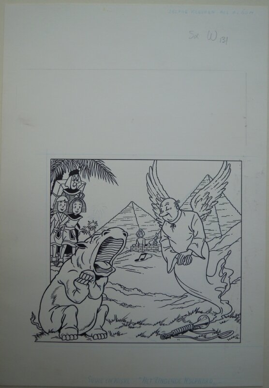 Paul Geerts, Suske en Wiske 131 Het zingende nijlpaard - Couverture originale