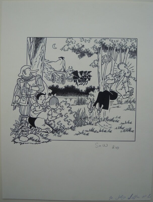Paul Geerts, Suske en Wiske 210 De jolige joffer - Couverture originale