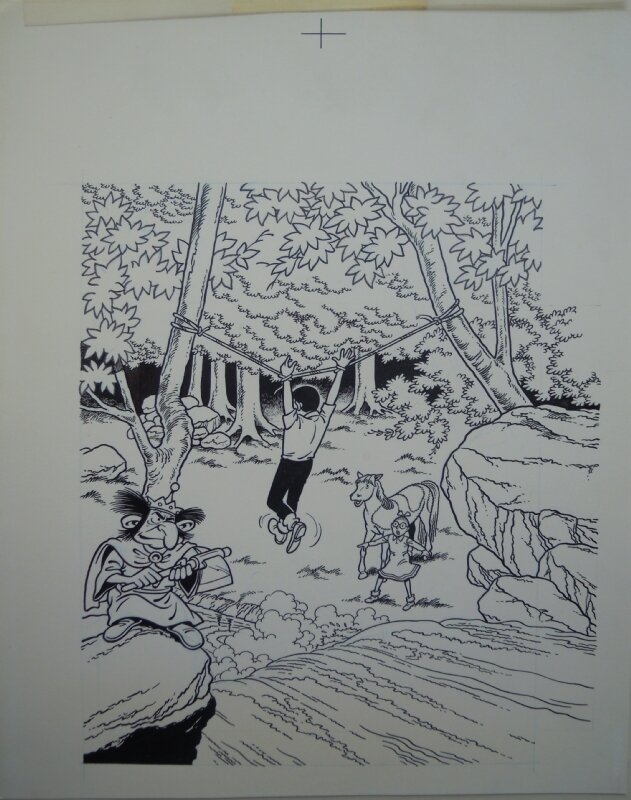 Paul Geerts, Suske en Wiske 212 Franse editie - De edele elfen - Couverture originale