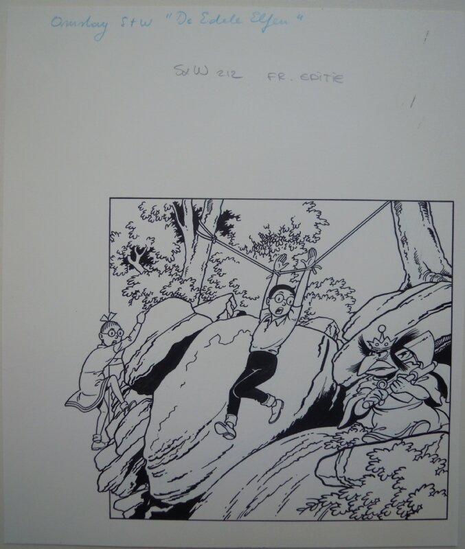 Paul Geerts, Suske en Wiske 212 Nederlandstalige editie - De edele elfen - Couverture originale