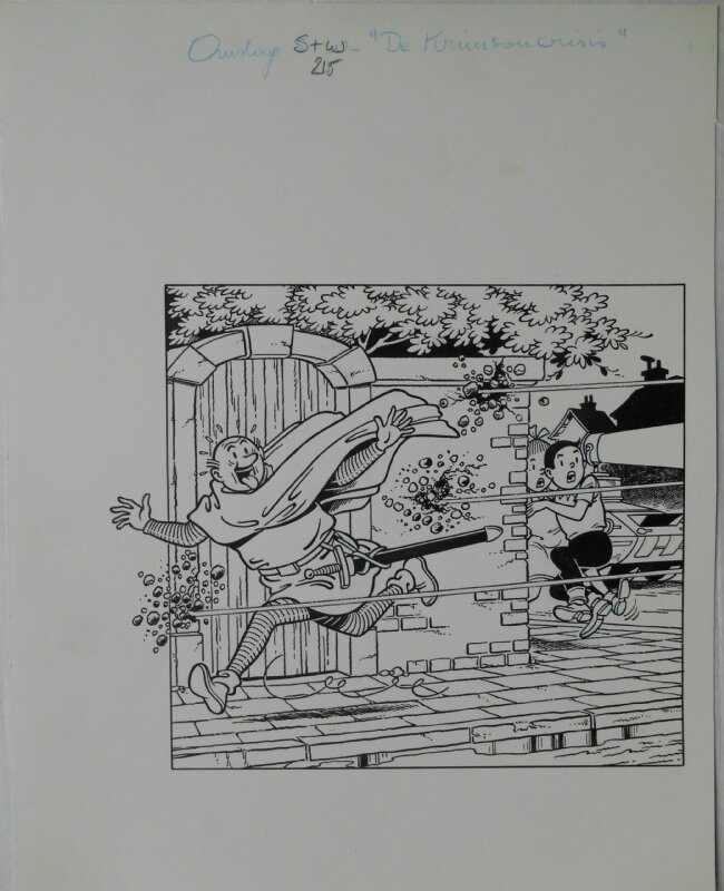 Paul Geerts, Suske en Wiske 215 De krimson-crisis - Couverture originale