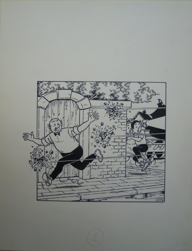 Paul Geerts, Suske en wiske 215 De krimson-crisis - alternatieve versie - Couverture originale