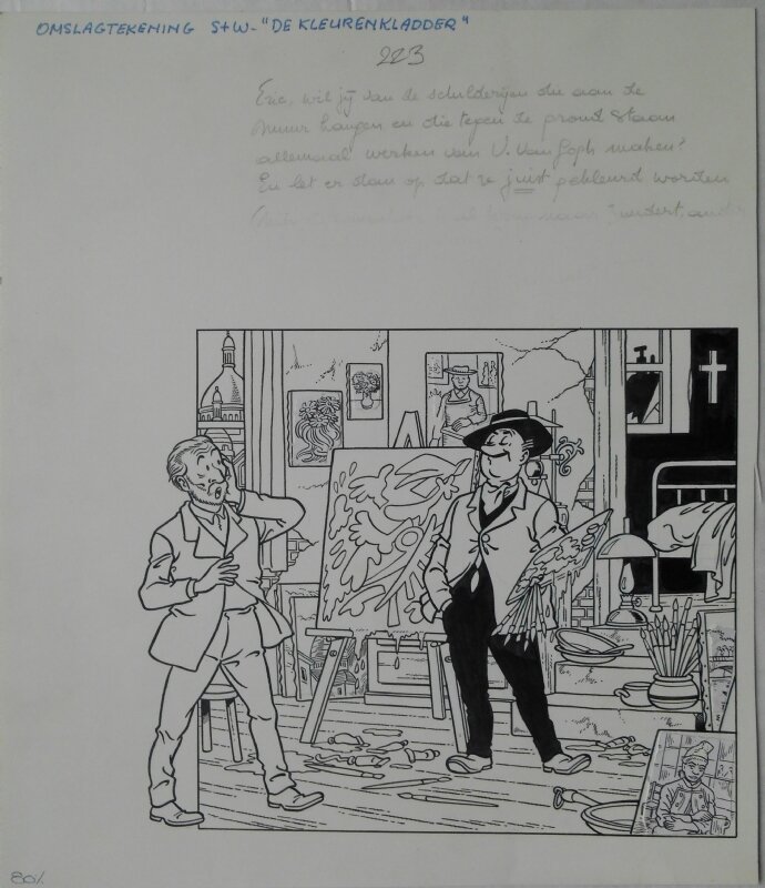 Paul Geerts, Suske en Wiske 223 De kleurenkladder - Couverture originale