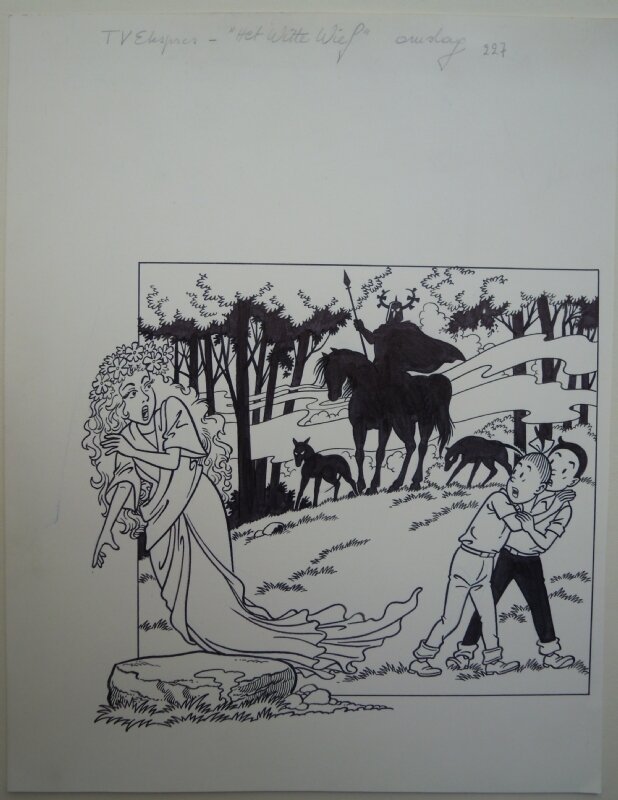 Paul Geerts, Suske en Wiske 227 Het witte wief - Couverture originale