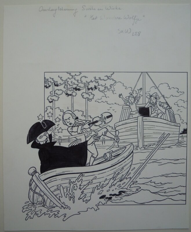 Paul Geerts, Suske en Wiske 228 Het wondere wolfje - Couverture originale