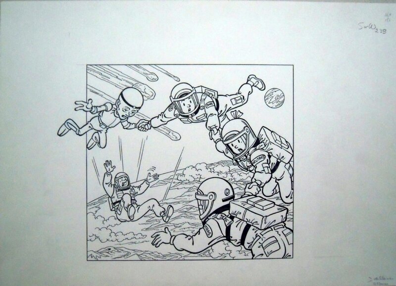 Paul Geerts, Suske en Wiske 239 De stervende ster - Couverture originale