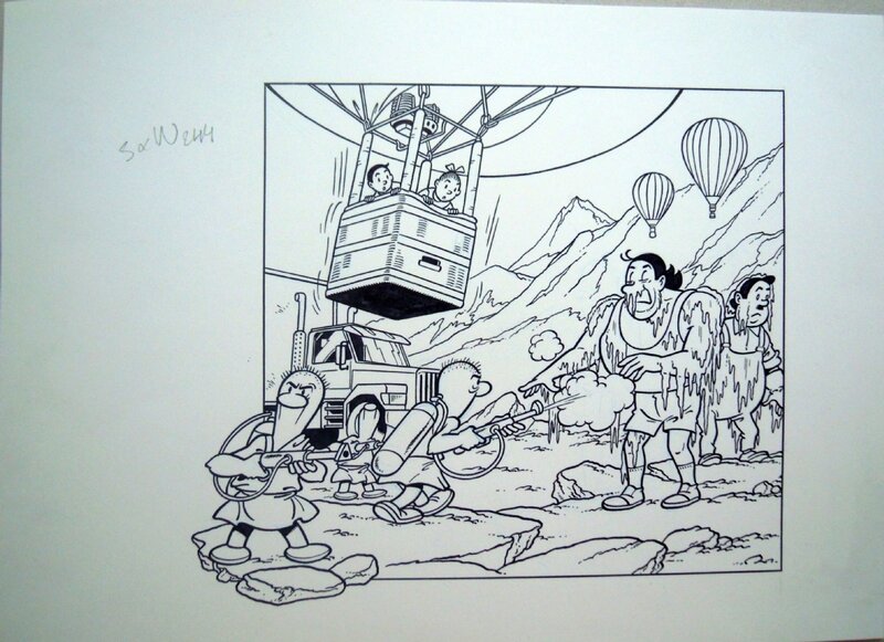 Paul Geerts, Suske en Wiske 244 De begeerde berg - Couverture originale