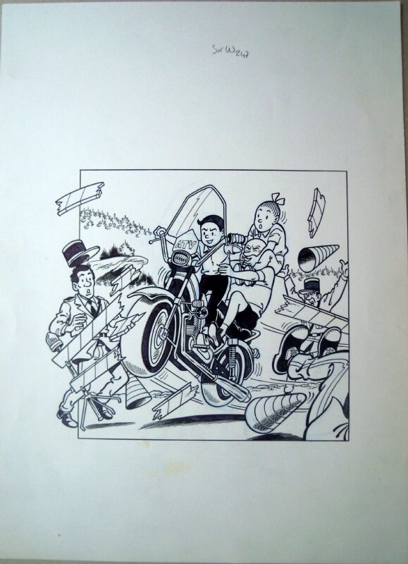 Paul Geerts, Suske en Wiske 247 Het kostbare kader - Original Cover