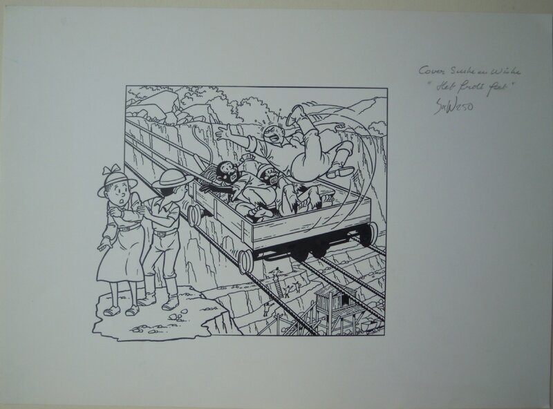 Paul Geerts, Suske en Wiske 250 Het grote gat - Couverture originale